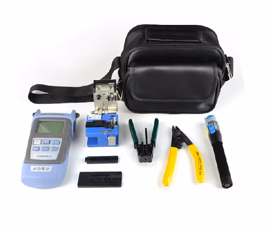 Striping 9 PCS Tools in a Bag FTTH Fiber Optic Cable Tools