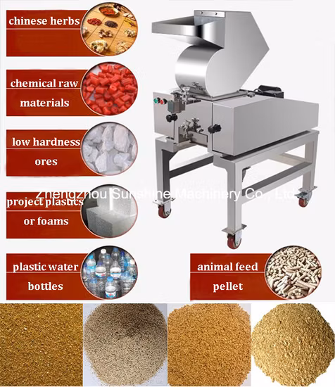 Chemical Materials Low Hard Ores Construction Foams Plastic Bottles Grinder